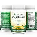 Organic Turmeric Curcumin Mega Complex with Bioperine Supplement -*FREE Holistic Nutrition Ebook* 500mg 120 Veggie Capsules - Contains Black Pepper, Great for Inflammation and Joint Pain - Ayurveda - Safe for Vegans