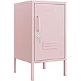 Modern Sideboard Simple Style Coffee Table Cabinet Decorative Storage Cabinet Living Room Multi Display Cabinet Storage Cabinet Easy to Assemble Pink Size: 27.55”H x 13.78”W x 14.96”D