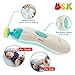 Qunlions life Baby Nail Trimmer File with Light Safe Electric Nail Clippers Kit for Newborn Baby boy Girl Infant Toddler Kids Toes and Fingernails Care Polish and Trim, Blue-1, 1 Count (2020)