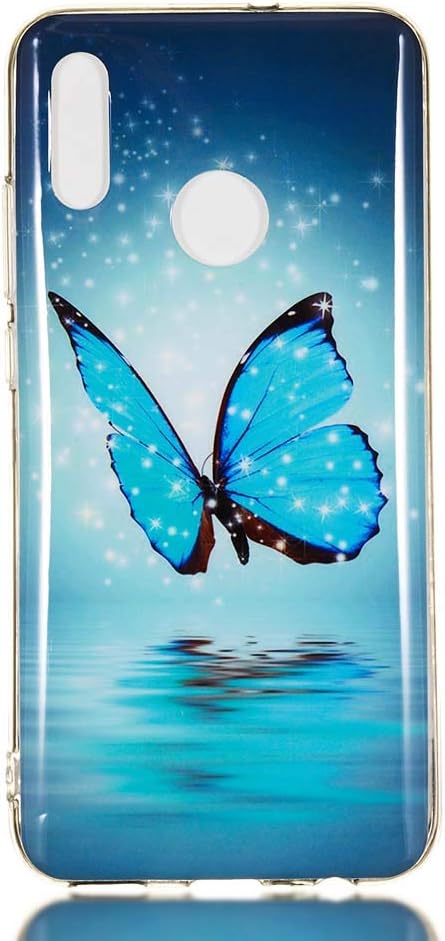 Luminous Case for Huawei Honor 10 Lite, Noctilucent Green Night Glow in The Dark Soft TPU Silicone Shell Rubber Anti-Shock Protective Case Cover-Luminous 6