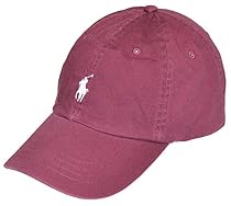Polo Ralph Lauren Sports Pony Logo Hat Cap (One size, Classic Wine)