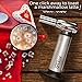 Urban Qreator Kitchen Blow Torch - Professional Refillable Aluminum Culinary Butane Torch with Adjustable Flame - Perfect for Crafts, Baking, Cooking Creme Brulee & BBQ