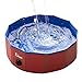 Fuloon PVC Pet Swimming Pool Portable Foldable Pool Dogs Cats Bathing Tub Bathtub Wash Tub Water Pond Pool Kiddie Pools for Kids in The Garden