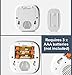 STARPOINT Extra Add-On Battery Operated Receiver for the STARPOINT Expandable Wireless Multi-Unit Long Range Doorbell Chime Alert System, Model LRB, White