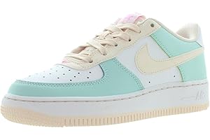 Nike Air Force 1 Big Kids' Shoes (DV7762-300, Jade ICE/White/Pink Spell/Guava ICE)