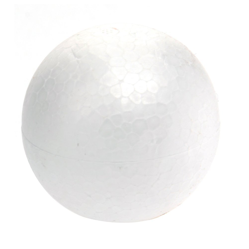 VORCOOL 10pcs 4cm Polystyrene Foam Balls Round Spheres For Craft (White)