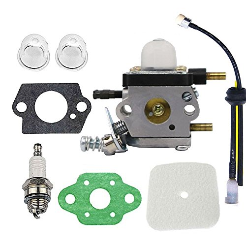 Hippotech Carburetor Repower Kit for Echo Tiller ZAMA C1U-K54A C1U-K54 C1U一k82 Works for 2-Cycle Mantis 7222 7222E 7222M 7225 7230 7234 7240 7920 7924