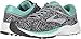 Brooks Women's Launch 5 Grey/Aqua Green/Ebony 9.5 B US