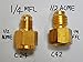 R134a R22 Refrigeration Refrigerant Handling Charging Tool Vacuum Pump Port Connection HVAC Service Adapters: 1/4 Flare X 1/2 Acme Car AC Home AC Tool FJC 6014 + 6015