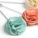 Landisun Men's Lapel Pin Flower Boutonniere Set Handmade For Suits (1 Dozen, Style 5)