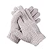 Exfoliating Bath Gloves Shower Exfoliation Nylon Mesh Gloves Bath Spa Exfoliating Scrubber, Bathing Glove Mitt Scrubs Away Dead Skin Cells and Improve Blood Circulation Multi color 5 Pairs by KRRAMEL