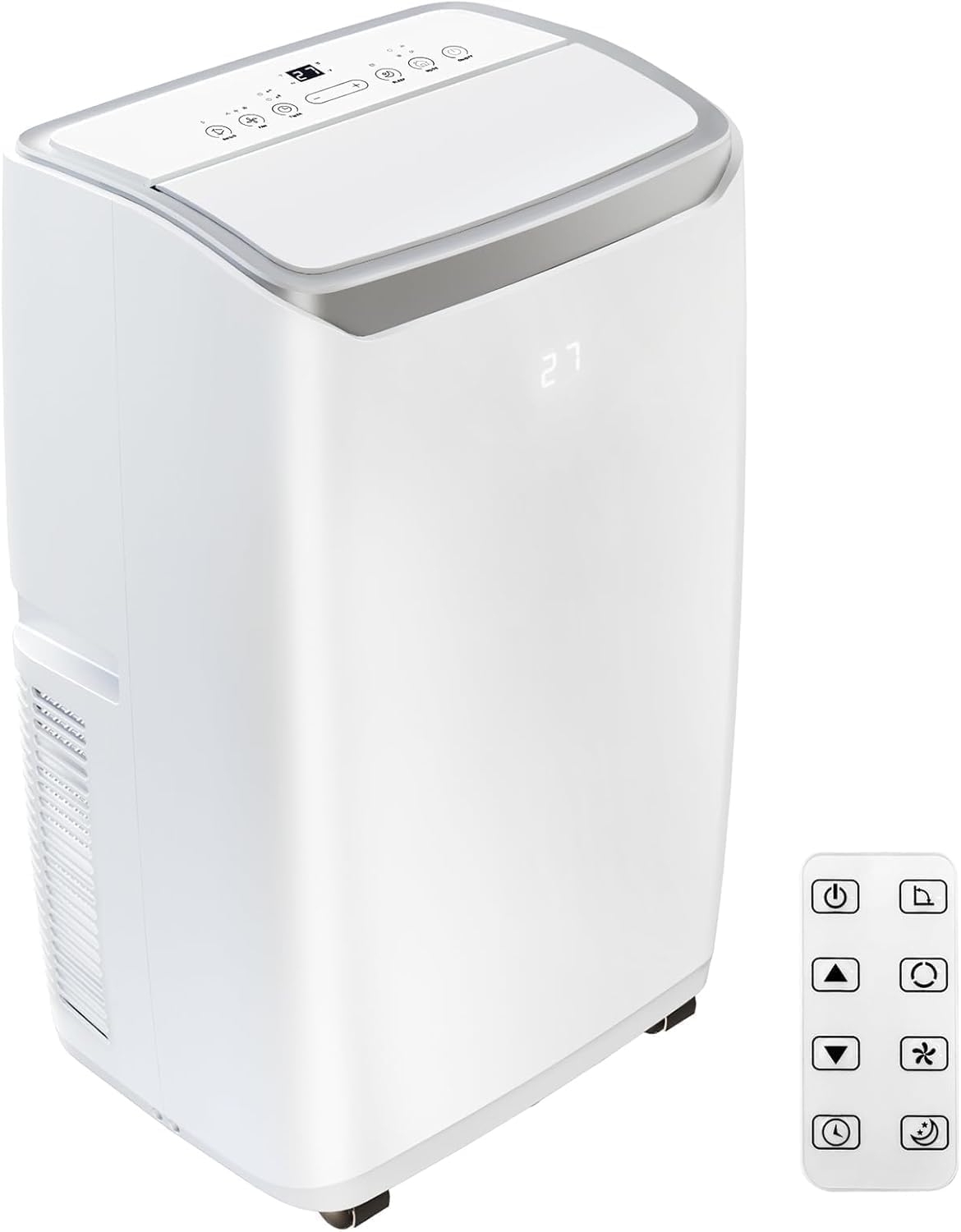 Photo 1 of 12000 BTU Portable Air Conditioner for 550 Sq.Ft - Drainage-Free 3-in-1 w/Dehumidifier & Fan, 50dB Quiet Sleep & No Tools Window Kit for Home/Bedroom/Office