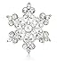 Akianna Silver-tone Crystals Scroll Snowflake Pin Brooch