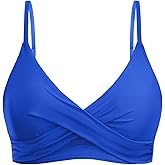 Women Underwire Bikini Top - Push Up Twist Front Swimsuit Top Only 2025 Padded Bra Bathing Suit
