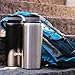 LifeSky Stainless Steel Sports Water Bottle - 950ml - Double-Wall Vacuum Insulation - Wide Mouth, Leak Proof (32oz),Silver