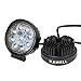 KAWELL 2 Pack 27W 1800LM Round 30 Degree Spot Beam Off Road Spotlight for 4x4 Jeep Cabin Boat SUV Truck Car ATV Waterproof Light