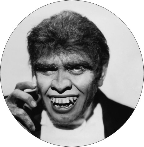 Set Of 4 Coasters With Cork Backing (Dr. Jekyll And Mr. Hyde