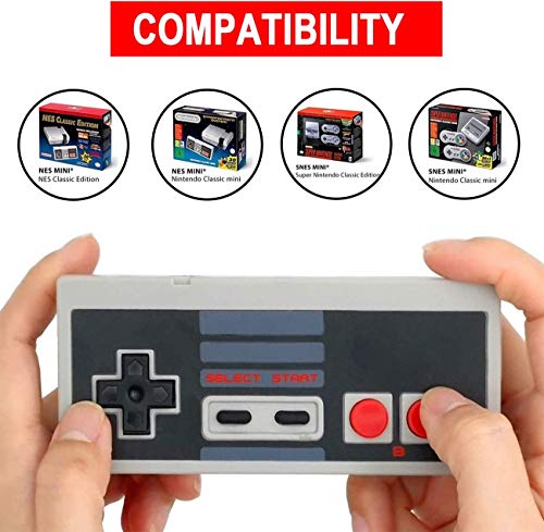 image for Flgoo NES Classic Controller with 10FT Cable [2-Pack] for NES - Entert