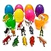 YIHONG 48 Pcs Easter Eggs Prefilled with Assorted Natural World Animal Figures, Bright Colorful Plastic Surprise Eggs for Kids Party Favors, Easter Egg Stuffers Fillers