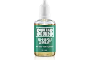 PLANETSAFE LUBRICANTS Squeaks Gone Planet Safe Multi-Purpose Penetrating Oil (1oz) for Door Hinges, Sewing Machines, Gym Equipment, Fans, Clocks Rust Removal, Lubrication Long-Lasting Formula Oil Replacement Fix Any Squeak