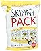 SkinnyPop White Cheddar Popcorn, 0.65oz Individual Sized Bags, (Pack of 6), Skinny Pack, Healthy Snacks, Gluten Free