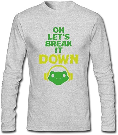 Oh Lets Break It DOWN Men Perfect Round Neck Long Sleeve Autumn Wear T-shirt