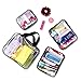 Clear Makeup Bags, Travel Bag/Travel Toiletry Bag Kit 4 Pack Travel Toiletry Cosmetic Bag Portable Waterproof PVC Organizer Case for Men & Women(4 pack, 3 size)