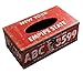 Lalago Wooden Retro Tissue Box Holder Tissue Box Cover Case Napkin Dispenser (New York)