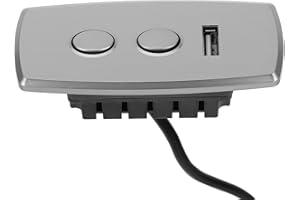 Gatuida Recliner Chair Hand Controller 2-Button 5-Pin with 5V/2.4A USB Charging Port, Power Recliner
