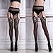 Coromose® Womens Sexy Lingerie Net Lace Garter Belt Thigh Stocking Pantyhose