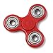 Mizzuco Tri-Spinner Fidget Toy with Premium Hybrid Ceramic Bearing, Red/Silver