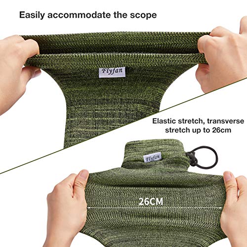 Flyfan Gun Sock Silicone Treated Knit Gun Socks for Rifles and Shotguns