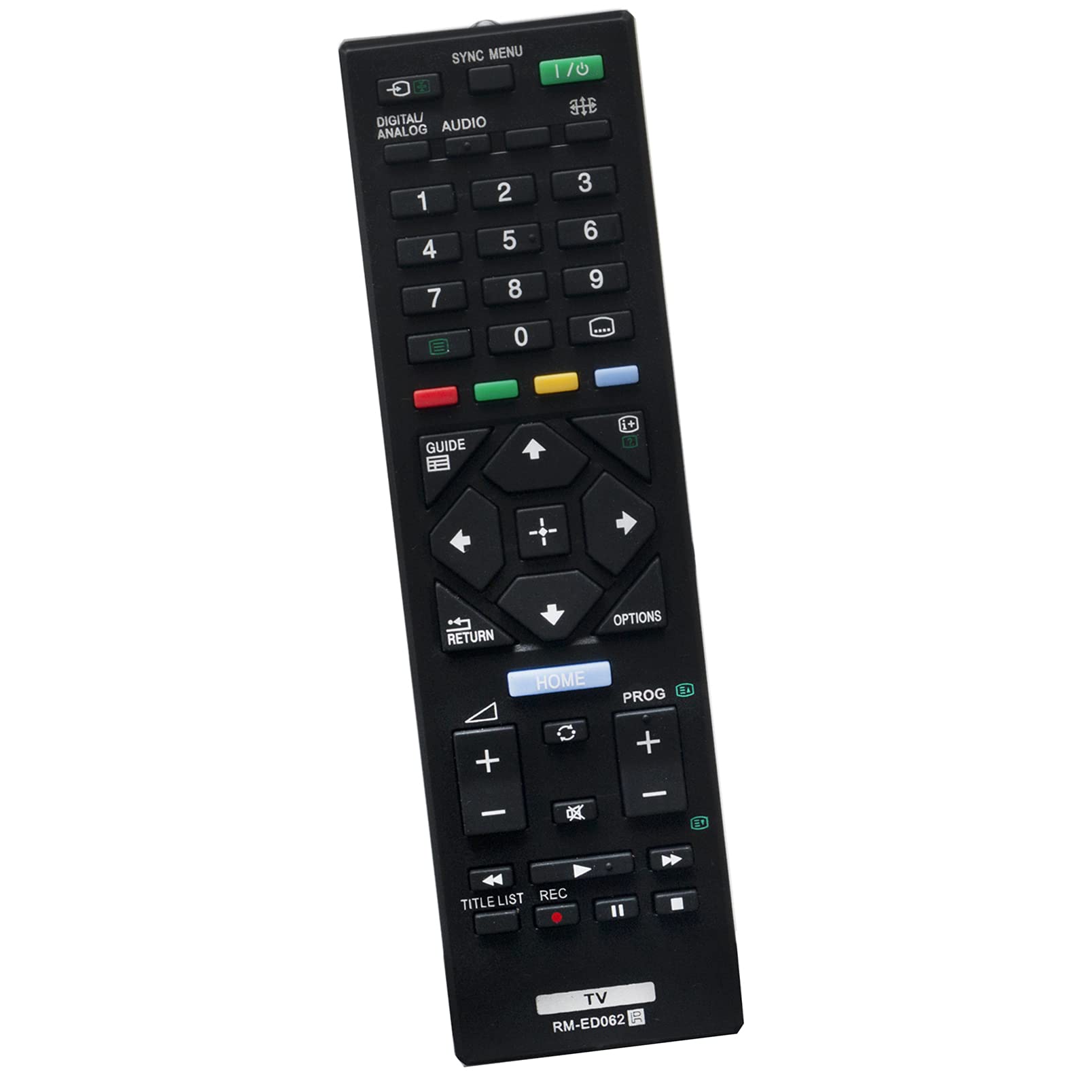 ALLIMITY RM-ED062 Remote Control Replace fit for Sony Bravia TV KD-43XE7077 KDL-40R353B KDL-40R353C KDL-40RD453 KDL-40RD455 KDL-32R430B KDL-32R433B KDL-32R435B KDL-32R503C KDL-32RD303