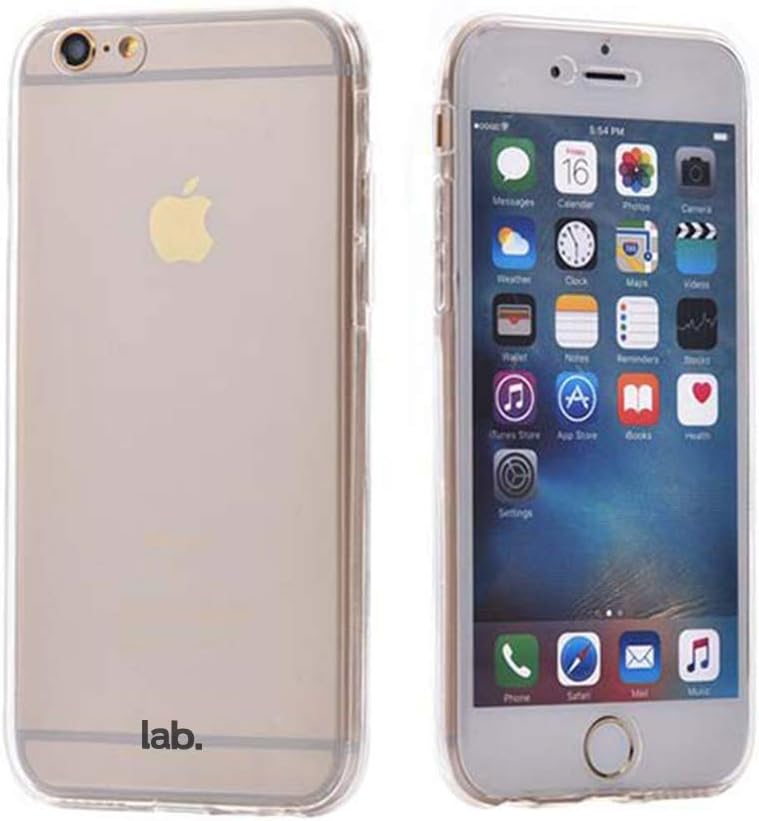 Labrador Thermoplastic Polyurethane Front and Back 360 Clear Soft Cover Case For iPhone 6S (Transparent)