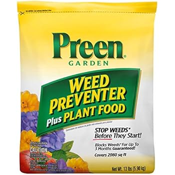 Amazon.com : Preen 2164091 Garden Weed Preventer + Plant Food - 13 lb