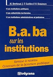 B.a. ba sur les institutions