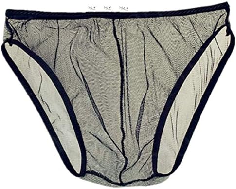 Efashionmx Mens Sexy Mesh Sheer Underwear (Black)