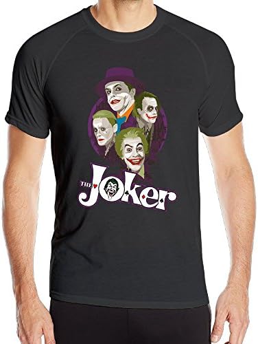 MFET Men's Suicide Squad The Joker Athletic T-shirt XL Black