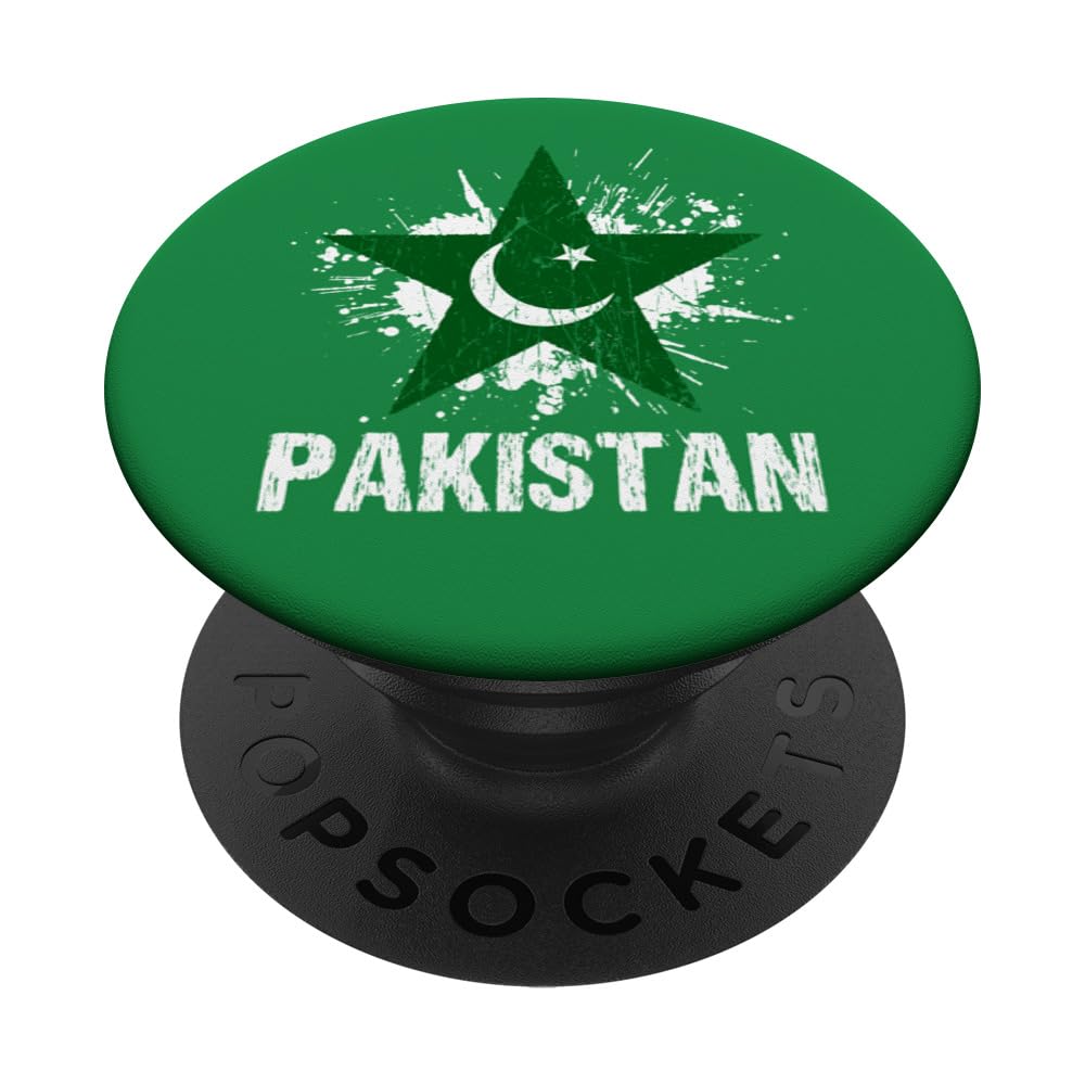 Pakistan Independence Day 14th August Pakistani Flag PopSockets Swappable PopGrip