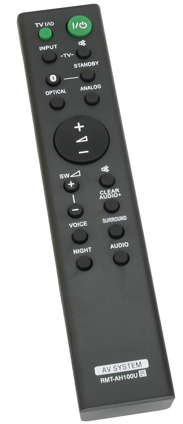 ALLIMITY RMT-AH100U Remote Control Replacement for Sony Soundbar SA-CT180 SA-WCT180 SACT180 HT-CT180 HTCT180 SAWCT180