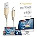 Charging Cable Budget & Good Phone Charging Cable 3 Pack 6FT Extra Long USB Cable Certified Charging Cord Fast Charger Compatible with Phone Pad Pod Air Nano Touch Black and Gold