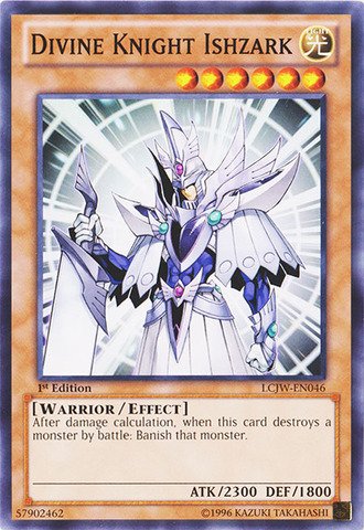 YU-GI-OH! - Divine Knight Ishzark (LCJW-EN046) - Legendary Collection 4: Joey's World - 1st Edition - Common