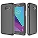 ATUS Galaxy J7 V, Galaxy J7 Prime, Galaxy J7 Perx, Galaxy Halo, Galaxy J7 Sky Pro, Galaxy J7 2017, Hybrid Dual Layer Slim Fit Case (Black/Black)