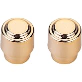 DIAO79NI 2pcs Plastic Guitar Barrel Switch Tip 3 Way Pickup Selector Switch Knob for U.S./Import Tele Telecaster, Gold