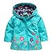 Vikoros Little Girls' Party Floral Rain Coat / Rain Pants