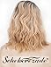 Ombre Blonde Lace Front Wigs Dark Roots Short Wavy Ombre Blonde Wigs for Women Scheherezade L Part Glueless Heat Resistant 14 Inches Mixed Fiber Short Bob Lace Front Synthetic Wigs Wavy Hair
