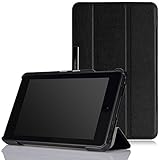 MoKo Case for Fire HD 6 - Ultra Slim Lightweight Smart-shell Stand Cover for Amazon Kindle Fire HD 6 Inch 2014 Tablet, BLACK