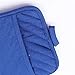 Anyi Blue Pot Holders with Pocket - Heat Resistant Cotton Hot Pads for Counter and Table