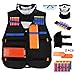 Udoop Tactical Vest Kits for Nerf Guns N-Strike Elite Series Nerf Vest for Boys Blaster Game Play Perfect Nerf Accessories Gift for Christmas or Birthday
