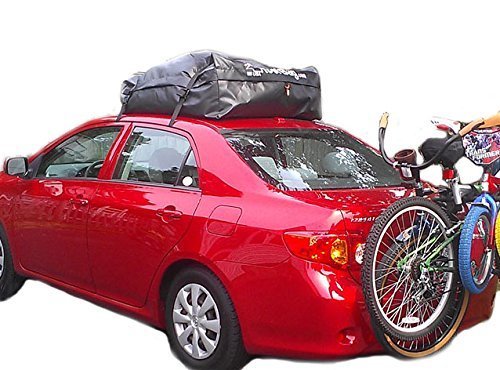 RoofBag Rooftop Cargo Carrier Bundle - Includes Protective Mat + Storage Bag + Heavy Duty Straps| Made in USA | Waterproof | 1 Year Warranty | for Cars with Side Rails, Cross Bars, or Baskets - Thumbnail 5